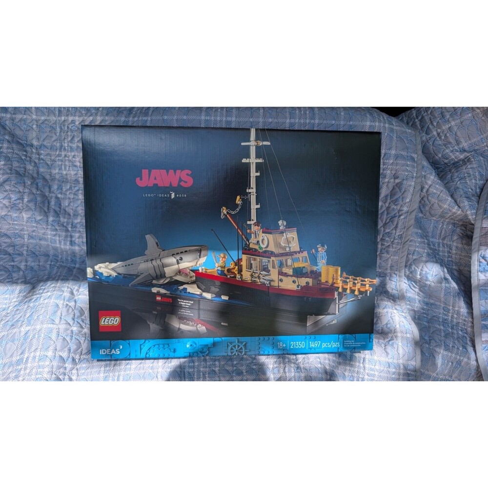 LEGO Ideas Jaws 21350 Limited Edition SEALED NEW Complete Set 1497pcs 18+RETIRED